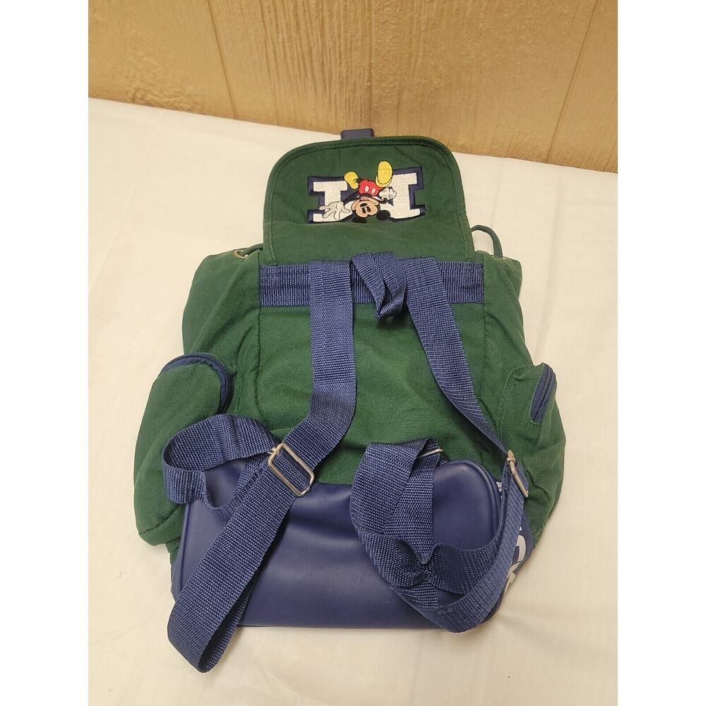 Mickey Mouse Backpack Drawstring Multi-Pockets 12… - image 4